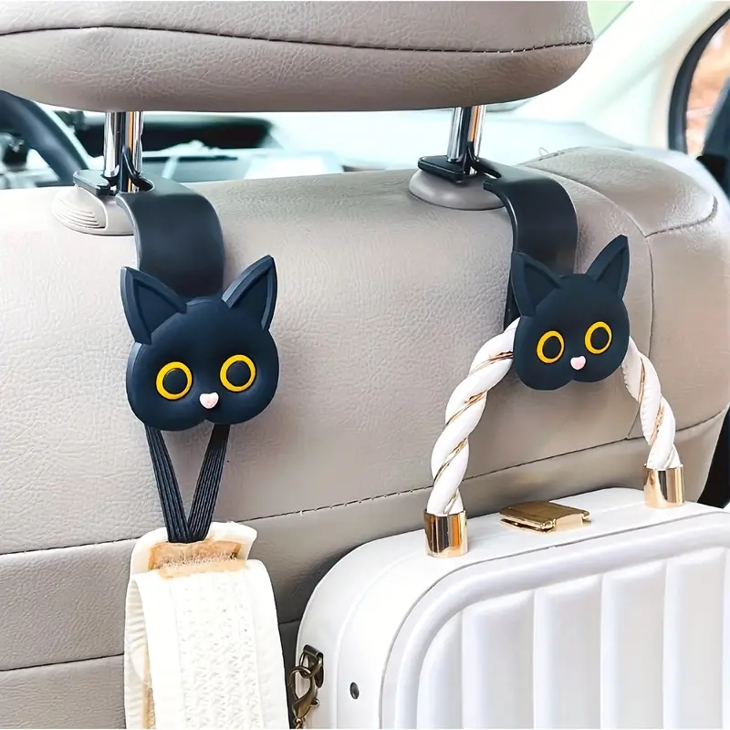 Tail Bag Rack - Çok Fonksiyonlu Sevimli Siyah Kedi Araba