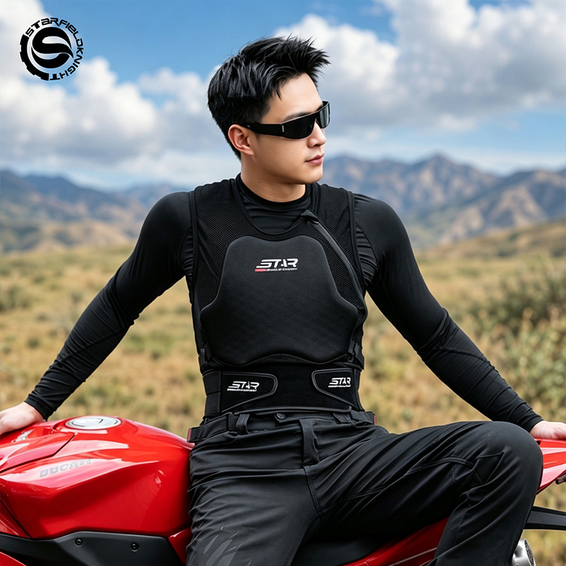 Quality Motorcycle Gear - SFK Motosiklet Sürücü Yeleği, Yumuşak Zırhlı