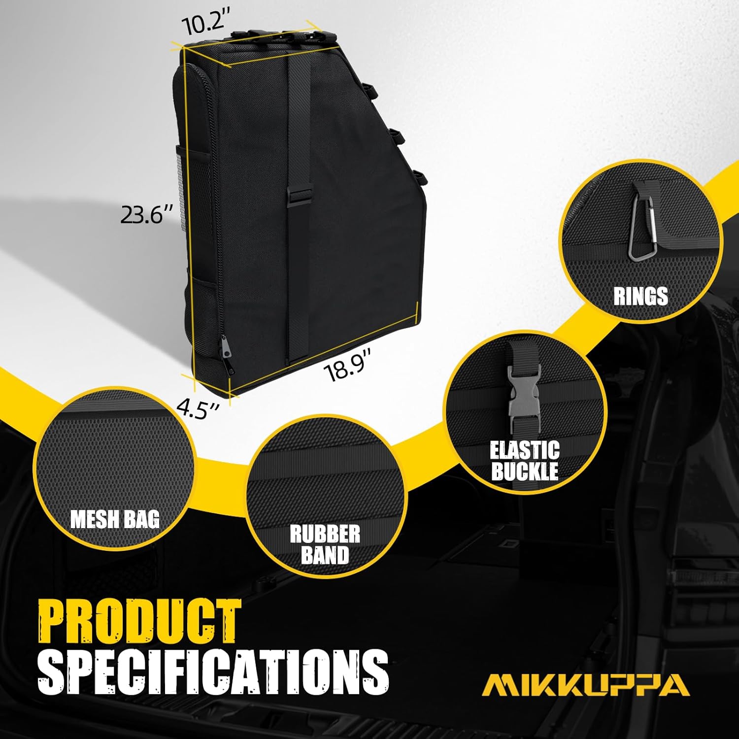 MIKKUPPA Roll Bar Saklama Çant - Tail Bag Rack incelemesi ve fiyatı