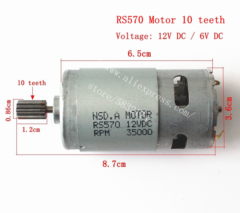 RS570/390/550/380 çocuk elektr - Quality Motorcycle Gear incelemesi ve fiyatı